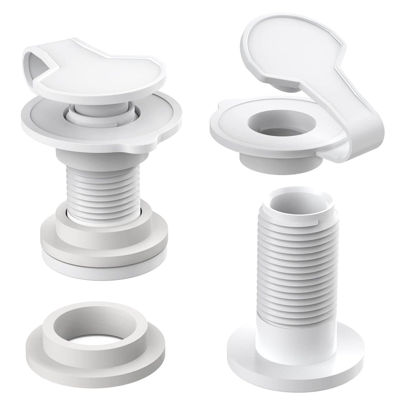 15 Shaft Length Cooler Drain Plug Assembly Replacement for Coleman Xtreme Coolers 50 qt 58 qt 82 qt Part Number5010005241Rubbermaid Cooler Accessories2Pack