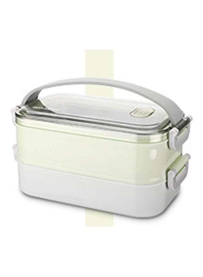 Multi Layer Lunch Box Green 12.5x10.5x12cm