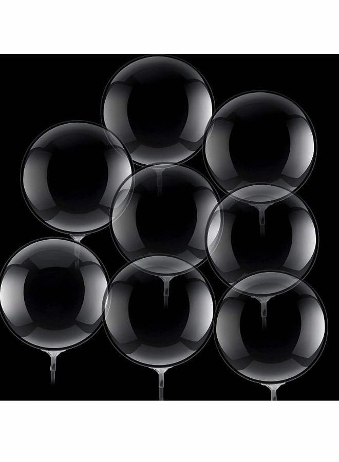 30 Transparent Bobo Bubble Balloons Suitable for Birthday Parties Weddings Anniversaries Indoor and Outdoor Use 25 Centimeters