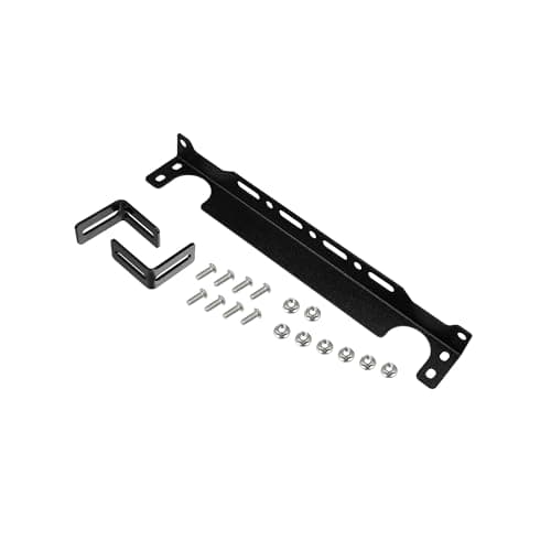 INFINAUTO Universal Oil Cooler Mounting Bracket Kit 330mm Aluminum Alloy Engine Oil Cooler Radiator Adapter Kit Oil Cooler Bracket Kit Black Transmission Oil Cooler Mounting Kit Stylish Design