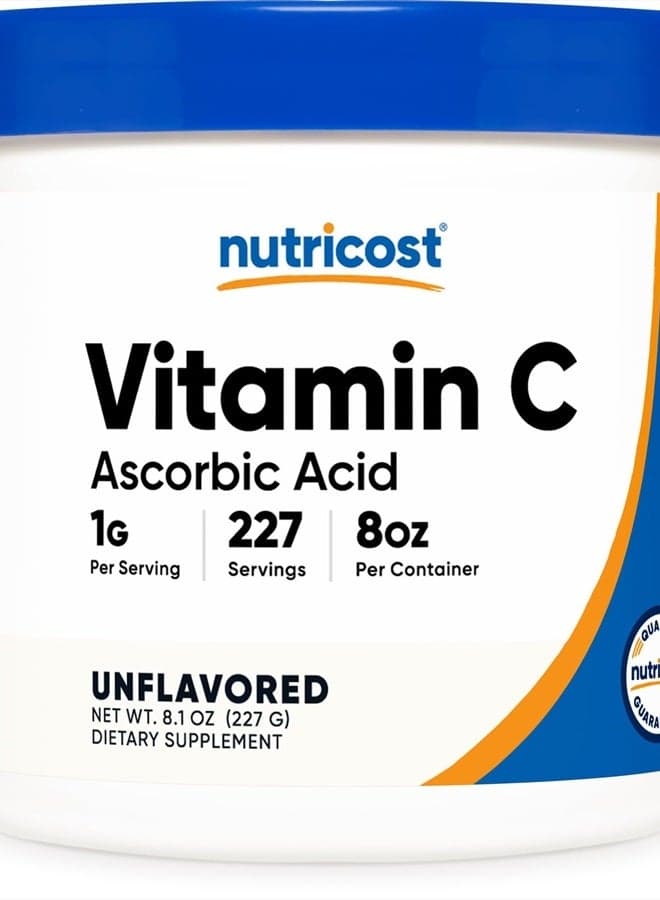 Vitamin C, Ascorbic Acid, Unflavored 8.1 oz