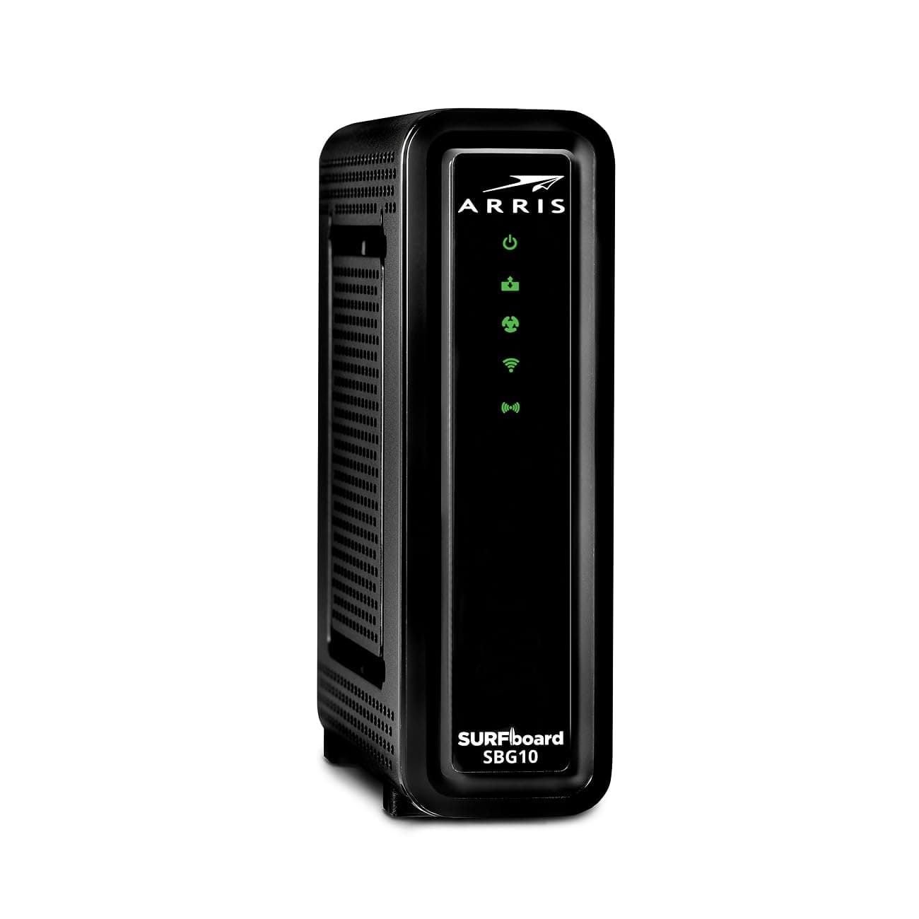 ARRIS SBG10 Cable Modem Router Combo DOCSIS 30 16 x 4 Gigabit AC1600 WiFi For Comcast Xfinity Cox check with ISP for compatibility Not for Spectrum 400 Mbps Max Internet Speeds