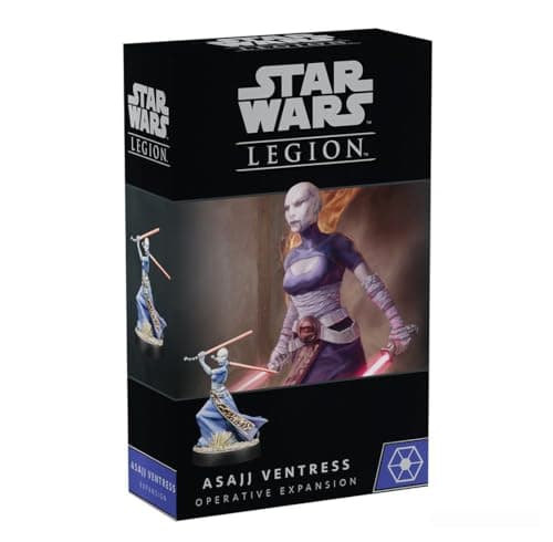 Star Wars Legion Asajj Ventress OPERATIVE EXPANSION Unleash Sinister Power Tabletop Miniatures Strategy Game for Kids and Adults Ages 14 2 Players 3 Hour Playtime Made by Atomic Mass Games