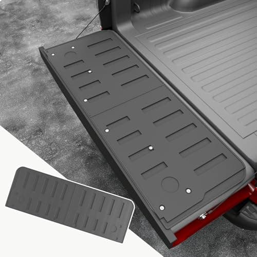 Xipoo Tailgate Mat Cargo Mat Compatible with 2019-2025 Dodge Ram 1500 TPE Tailgate Liner Cargo Liner Replacement for 2019-2025 Dodge Ram 1500 Accessories(Tailgate Mat)