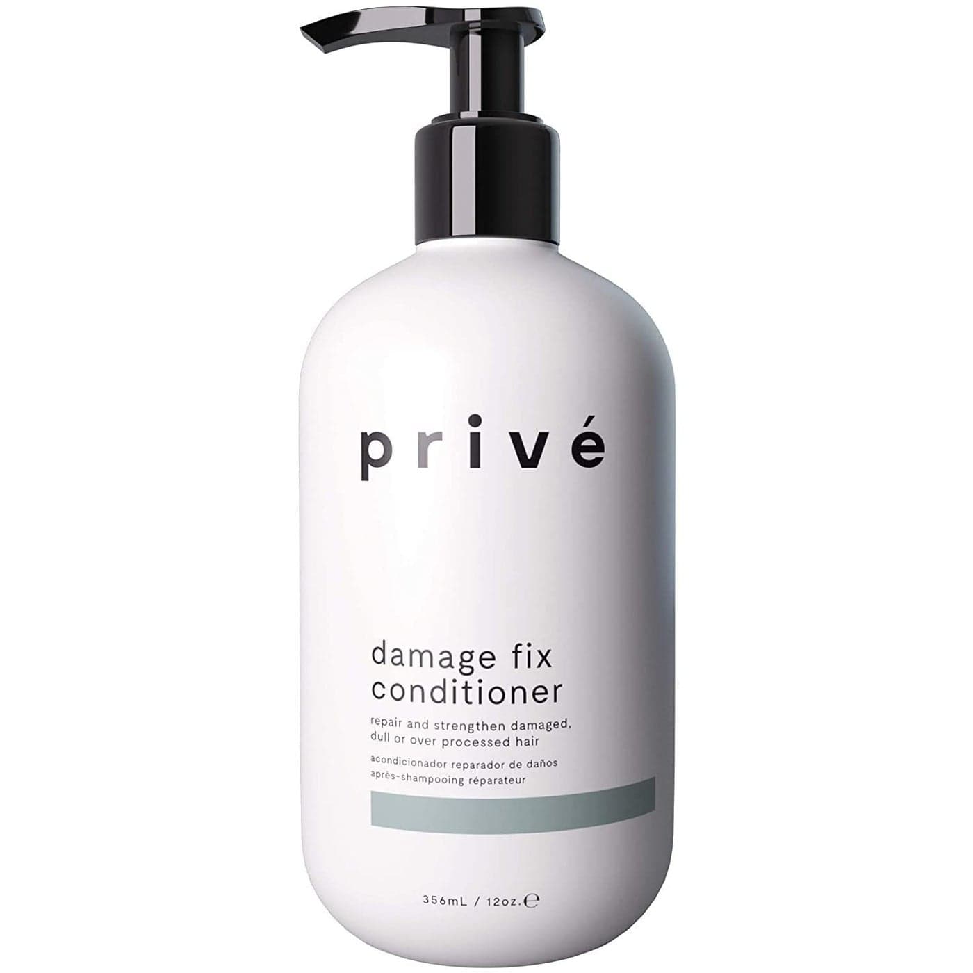 Prive Damage Fix Conditioner Repair and Strengthen Damaged Dull or Over Processed Hair from Within Natural Ingredients Vegan CrueltyFree ColorSafe for Dry Hair