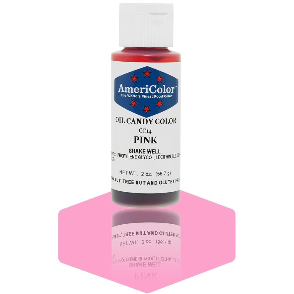 Americolor Pink 2 oz Cake Decorating Candy Making Candy Color Oil