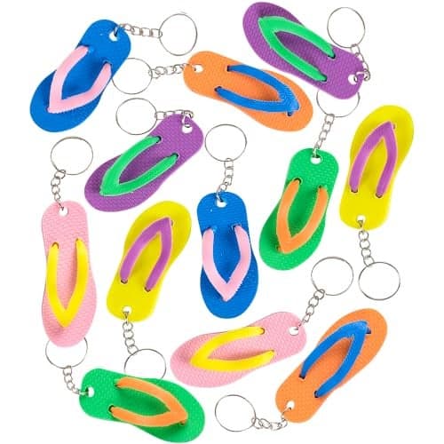Rhode Island Novelty 2.5" FLIP FLOP KEYCHAIN