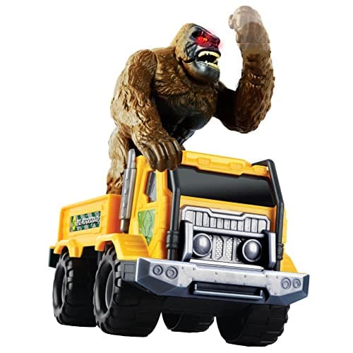 Light Sound Gorilla Transporter Childrens Play Truck Gorilla Figurine Ages 3