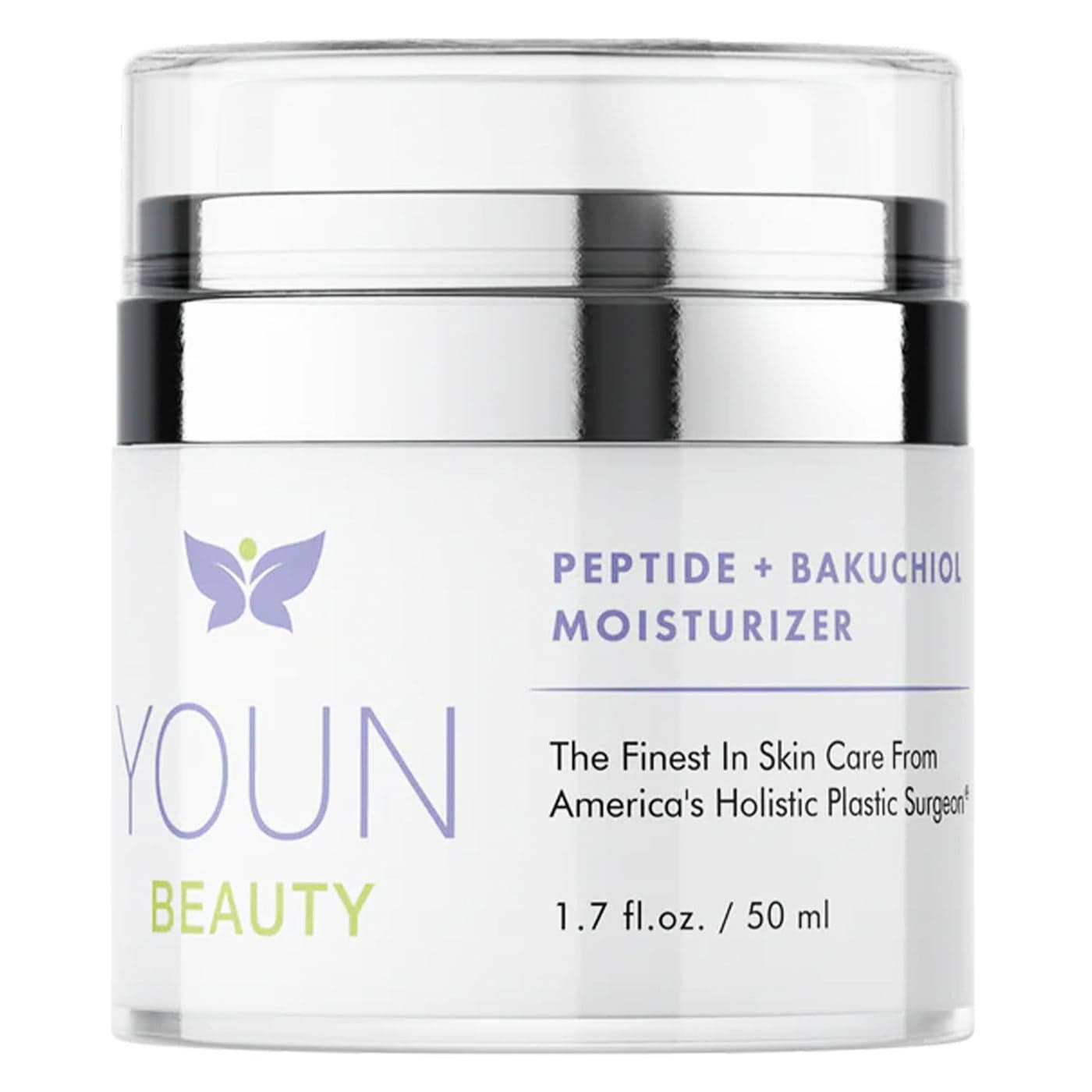YOUN Beauty Peptide Bakuchiol Moisturizer by Holistic Dr Anthony Youn ParabenFree RetinolAlternative Face Moisturizer to Support Collagen Production Skin Hydration and Elasticity 50ml