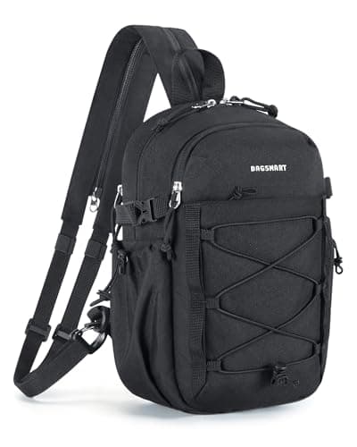 BAGSMART Small Crossbody Sling Bag Crossbody Daypack Chest Shoulder Bag Hiking Small Backpack for Casual Travel Sport