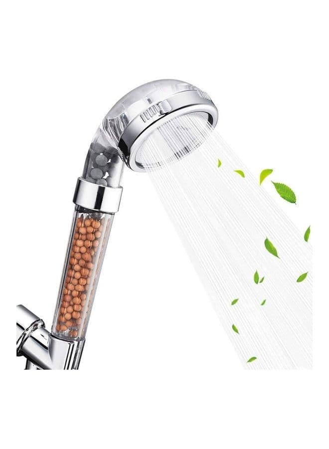 Filtered Hand Held Shower Head Silver
