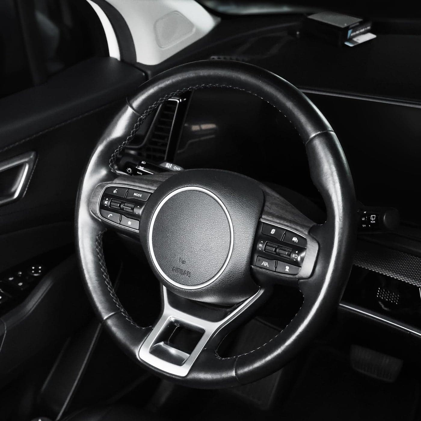 YOUTOOCAR Wood Grain Steering Wheel Cover Trim Compatible with Kia Sportage 20232025 Accessories