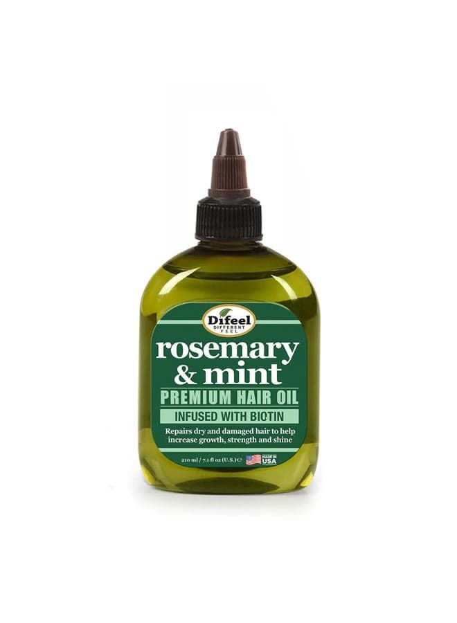 Rosemary and Mint Premium Hair Oil with Biotin 7.1 oz. - Natural Rosemary Oil for Hair Growth & Biotin