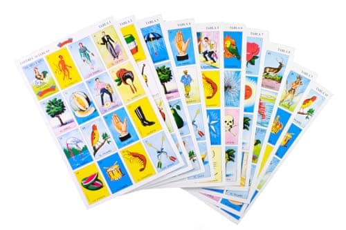 Loteria Authentic Mexican Game Bingo Game with Colorful Illustrated Cards Don Clemente Brand 10 Tablas 10 Boards