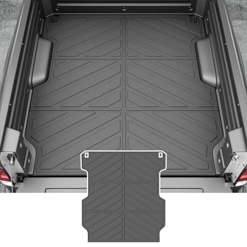 xipoqix 5.3FT Bed Mat Compatible with 2017-2026 Honda Ridgeline Bed Liner Truck Bed Mat TPE All Weather Replacement for 2017-2023 2024 2025 2026 Honda Ridgeline Accessories (5.3FT Truck Bed Mat)