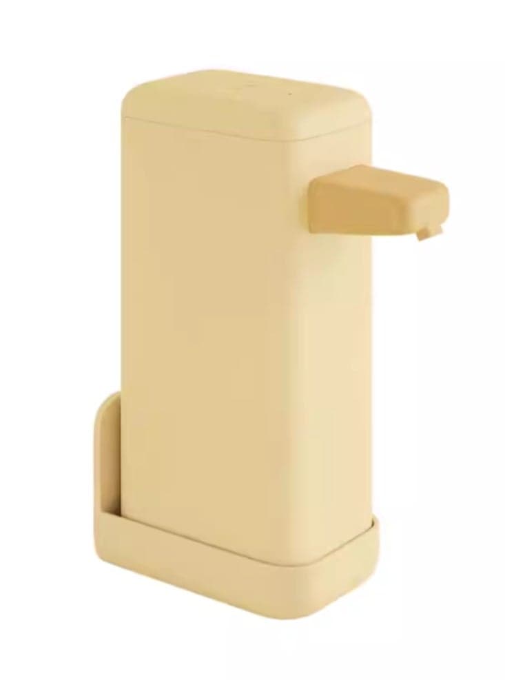 Full Automatic Household Antibacterial Electric Soap Dispenser For Mobile Phone Washing Large Capacity Foam Induction Hand Soap Dispenser Yellow