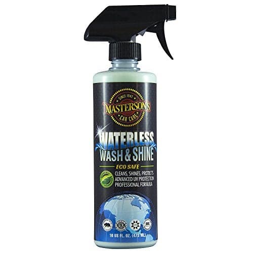 MASTERSONS CAR CARE MCC10616 Waterless Wash Shine Waterless Car Wash and Wax Instantly Cleans And Shines Works On Cars Trucks RV Motorcycles Boats Apartments 16 oz