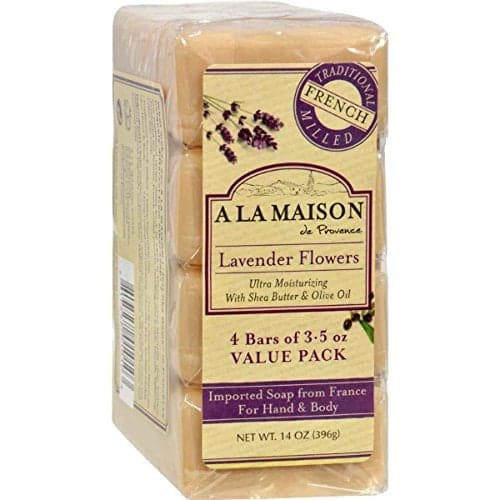 A La Maison 1015718 Bar Soap - Lavender Flower - Value 4 Pack