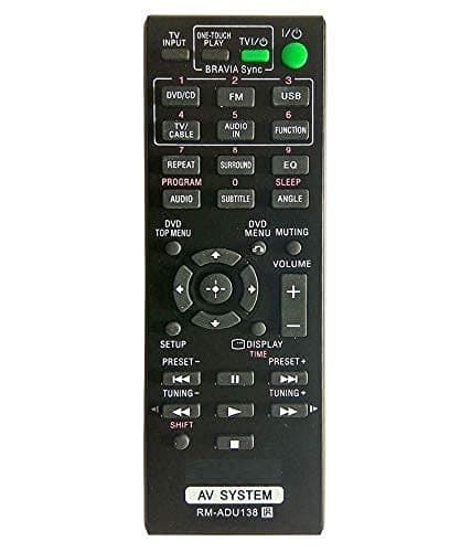 EHOP Compatible Remote for Sony Audio System RM-ADU138 DAV-TZ140 HBD-TZ130 HBD-TZ140