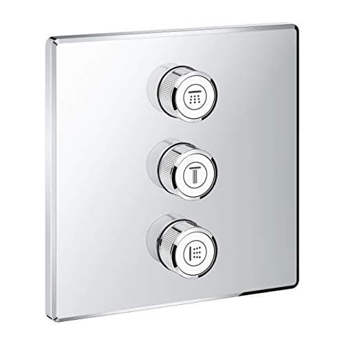 Grohe 29127000 Grohtherm Smartcontrol Triple Volume Control Trim in Starlight Chrome