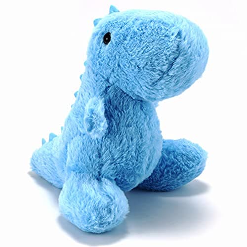 VANLINNY NEW Valentines Day Gifts for Kids Blue Dinosaur Stuffed Animals for Boys 9 Soft Stuffed Dinosaur Plush for Baby Shower Cute Trex Toy for Toddlers Girls Party Deco Birthday Xmas Gifts