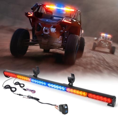 Xprite 36 Rear LED Chase Light Bars All in One wStrobe Brake Reverse Light for Jeeps Yamaha CanAm Maverick X3 ATV UTV Side by Side and Offroad Vehicles RYBBYR