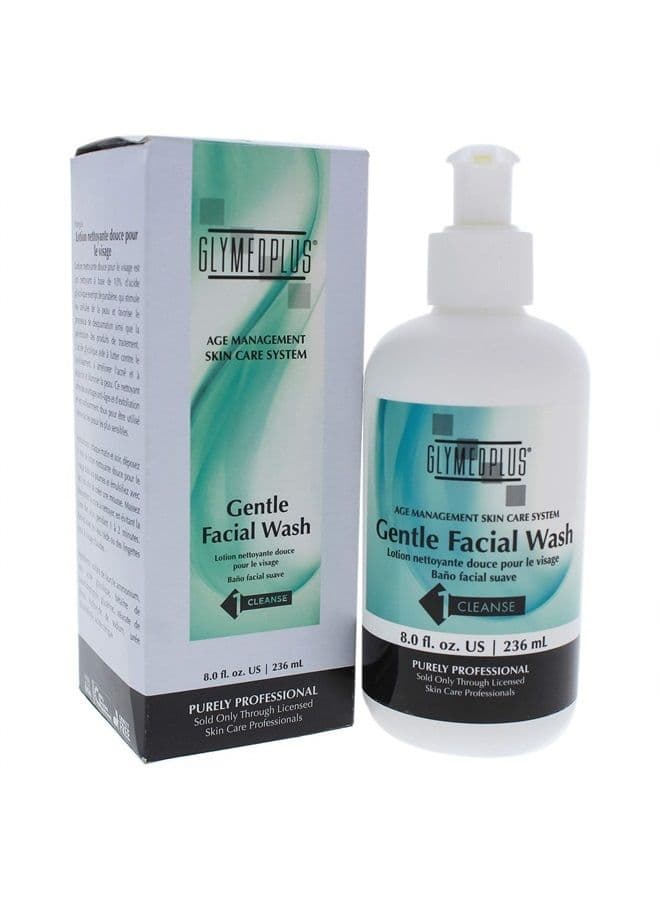 GlyMed Plus Age Management Gentle Facial Wash, 8 Ounce