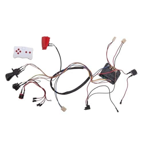 12 Volt Children Electric Car DIY Modified Wires and Switch Kit,with 2.4G Bluetooth Remote Control and Receiver,for Children Electric Ride On Car Accessories