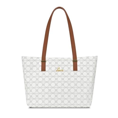 Lavie Women's Mabel Solid Tote Handbag for Women | Tote Bag For Work | Ladies purse | Stylish Shoulder Bag | Gift For Ladies
