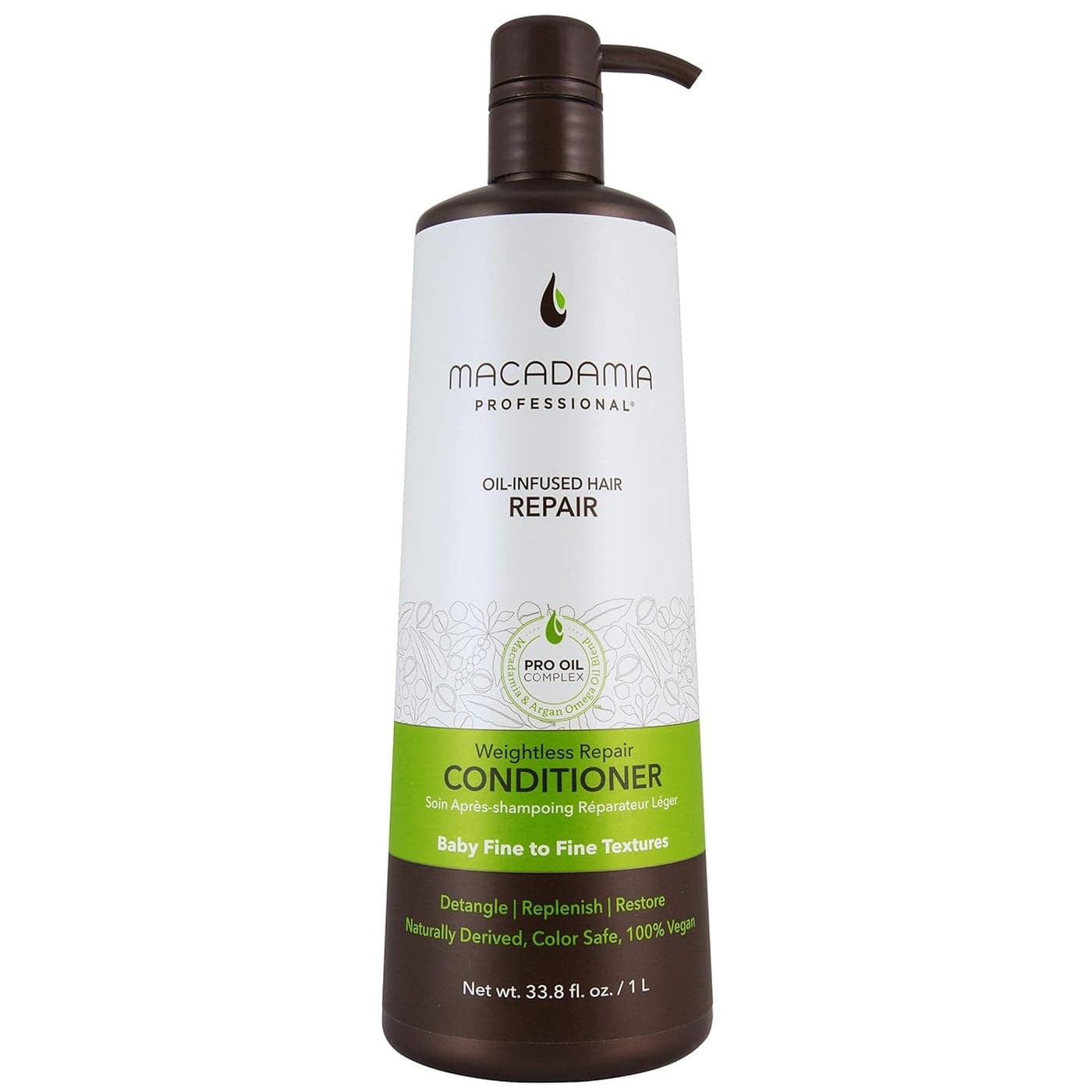 Macadamia Professional Hair Care Sulfate Paraben Free Natural Organic CrueltyFree Vegan Hair Products Weightless Repair Hair Conditioner Green Conditioner 338 Fl Oz
