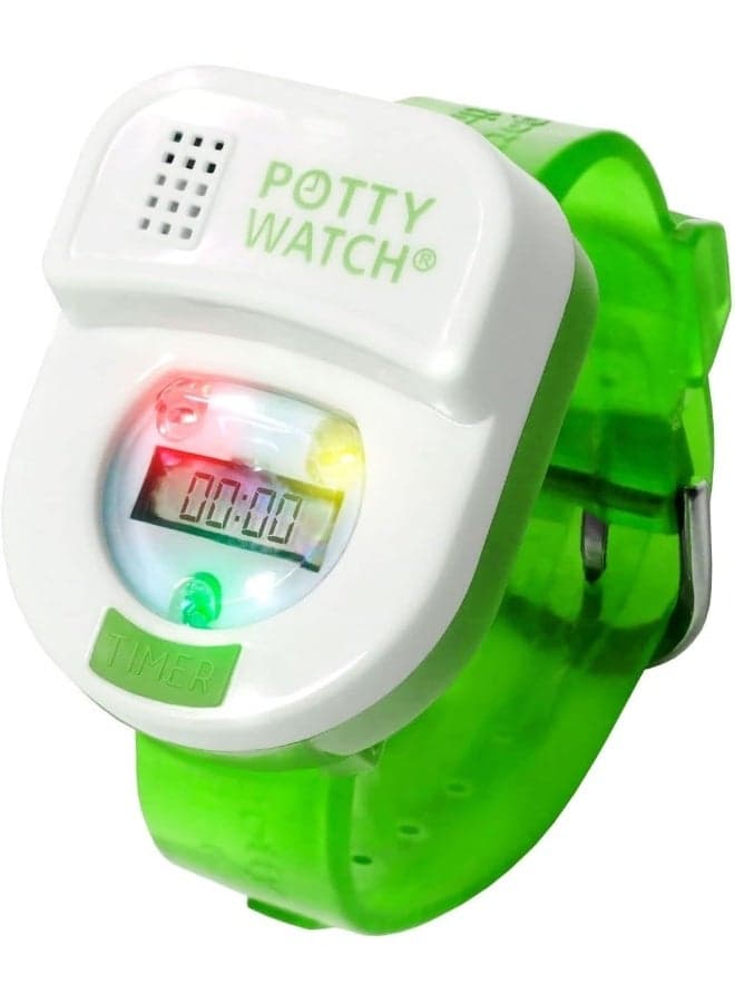 POTTY TIME (Green-2020 Model) - The Original Watch Newly Improved 2020 Water Resistant Toddler Toilet Training Aid