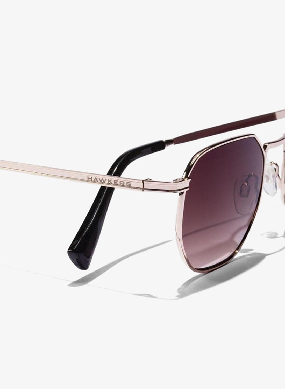 Sixgon - Silver Smoke Brown Sunglasses