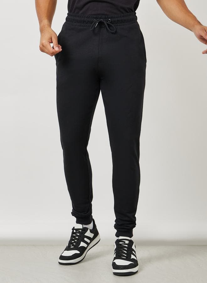 Eco-Earth Slim Fit Terry Jogger With Welt Pockets