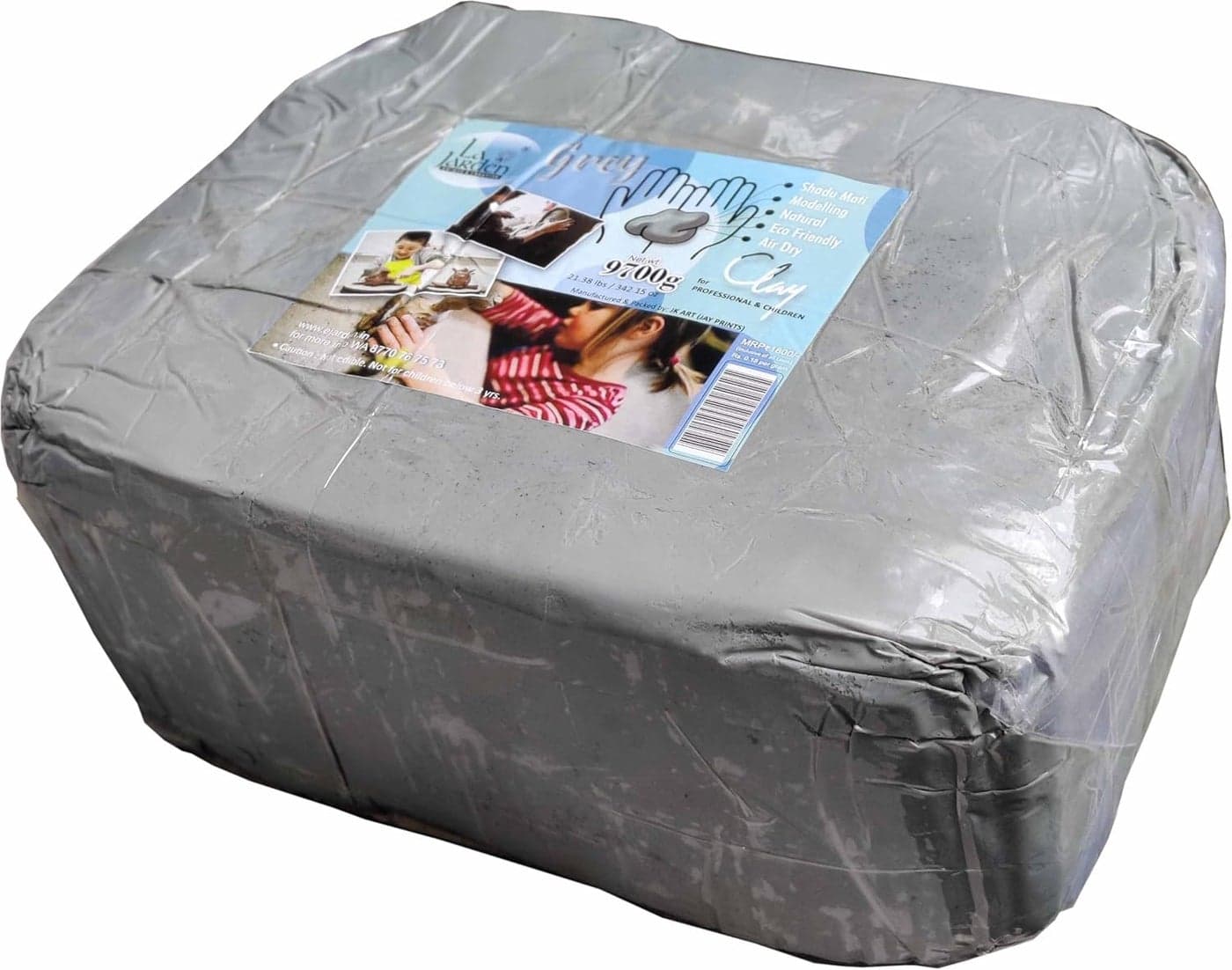 La Jarden clay for sculpting 97 Kg Clay for Art and Craft Fine motor skills Clay for Modelling Clay Shilpkar Clay Mouldit clay Air Dry Clay for Lippan Art Clay clay for kids students children