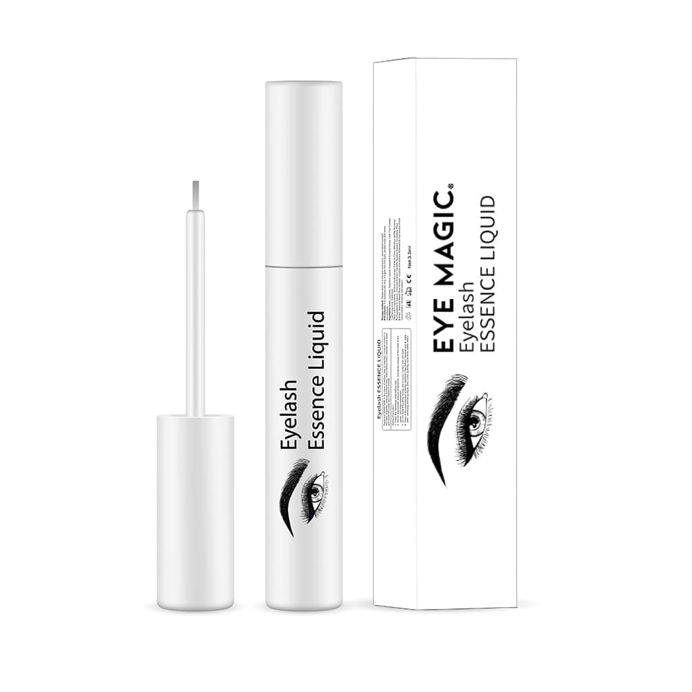 Eyelash Essence Organic Growth Serum for Improved Lashes Natural Ingredients Gentle Formula Clear