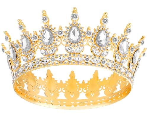 Papoopy Crown for Women, Queen Crown Tiara for Princess Party