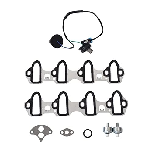 SUSUCAR Knock Sensor Wire Harness Intake Manifold Gasket Set for Chevy Silverado 1500 Suburban Tahoe, GMC Sierra Yukon, Cadillac Escalade 4.8L 5.3L 6.0L MS98016T