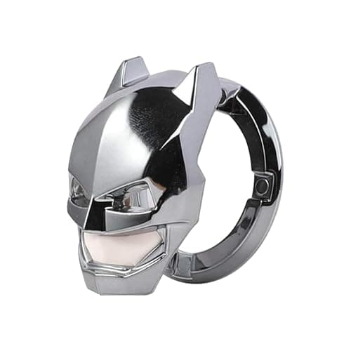 Involve DC Batman Engine Start Push Button Cover – Silver| Universal Ignition Protective Cover | Anti-Scratch Decorative Ring | Official DC Licensed Merchandise | Batman car Accessories
