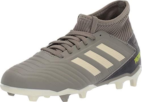 adidas Firm Ground Predator 19.3 Soccer Shoe boys;Kids (unisex) Legacy Green/Sand/Solar Yellow 1 Little Kid
