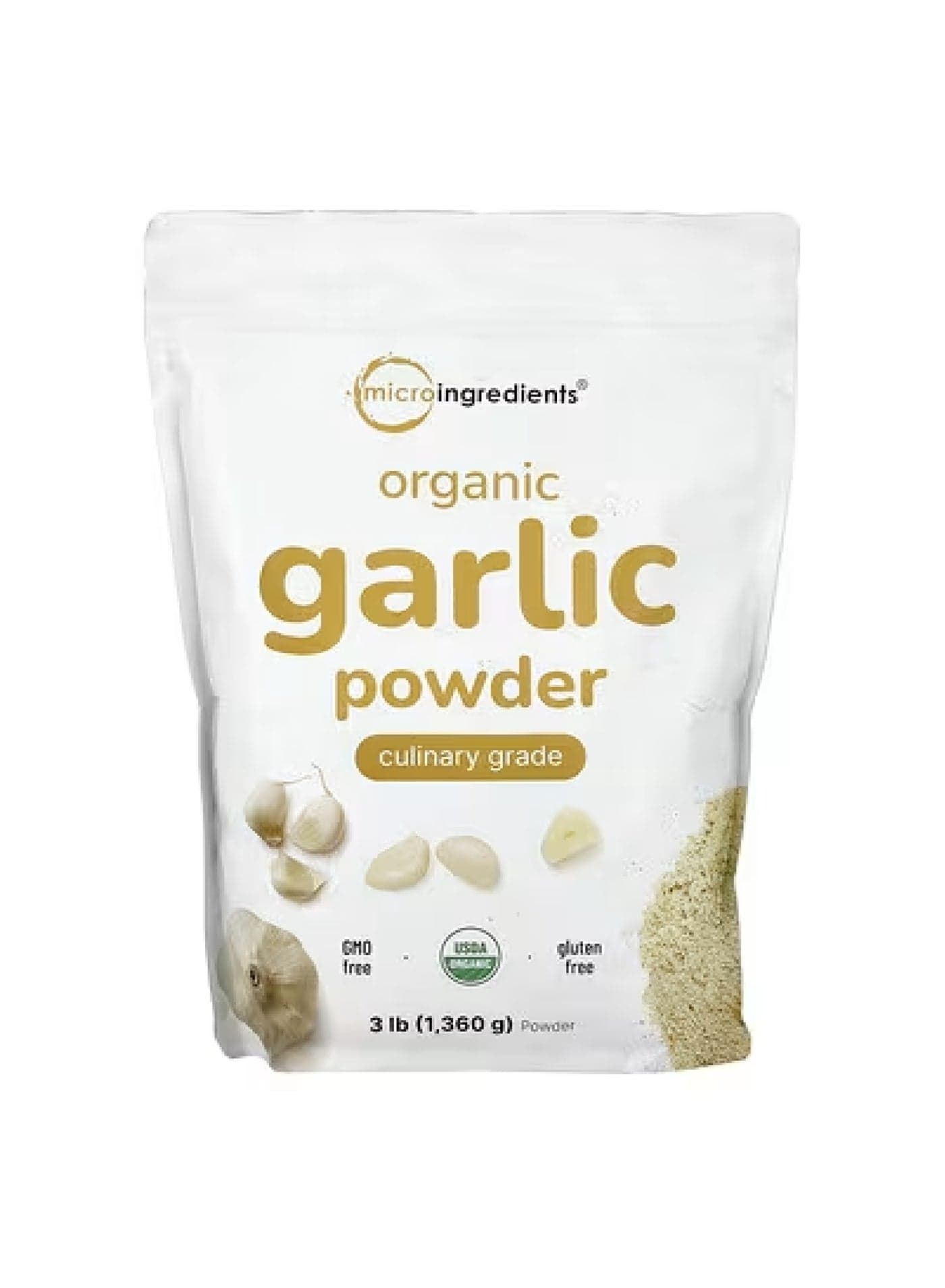Organic Garlic Powder, 3 lb (1,360 g)