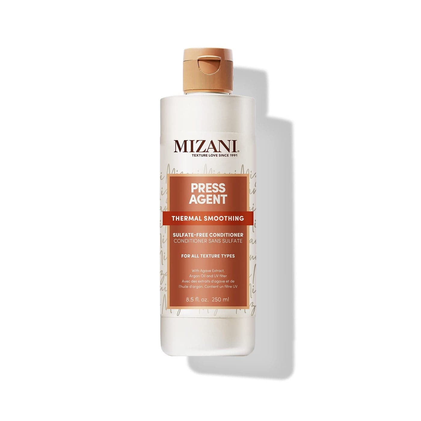 Mizani Press Agent Thermal Smoothing SulfateFree Conditioner Pink Grapefruit juicy Mandarin with a floral medley of Jasmine Rose Freesia ending on notes of Musk Wood 85 fl oz
