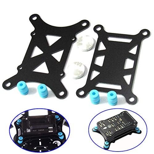 Share Goo Glass Fiber Shock Absorber Board AntiVibration Damping Plate Mount Compatible with RC APM26 APM28 Pixhawk PX4 Flight Controller