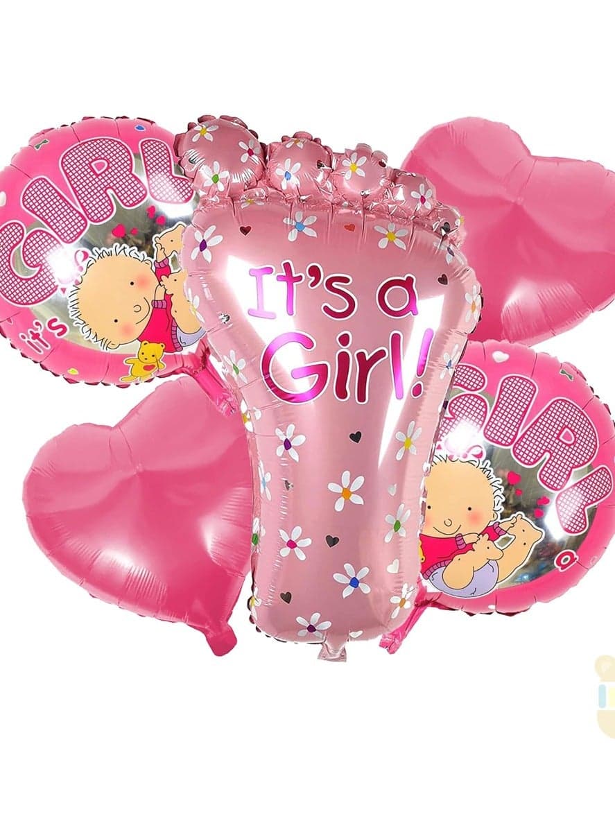 Baby Shower Decorations for girl Baby girl Balloons for Birthday Party Decoration Gender Reveal Supplies