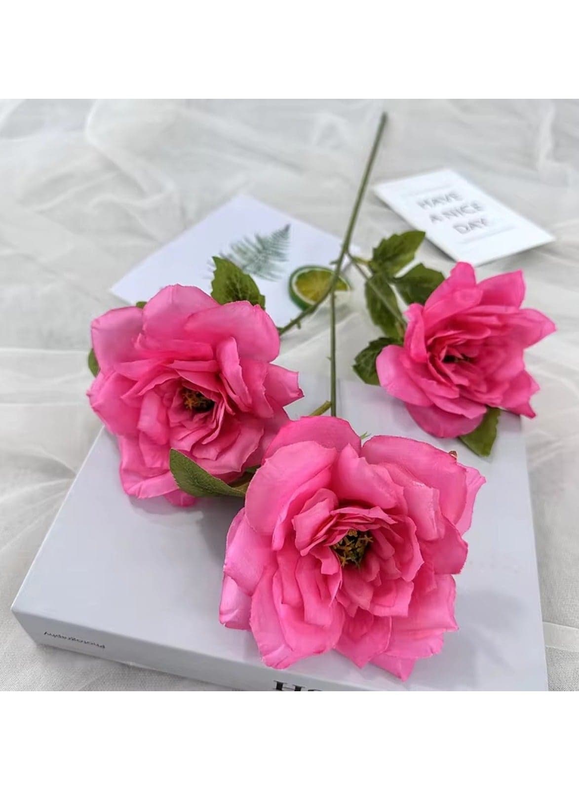 Artificial Flower Decor for Home, Parties, and Weddings Rose Red