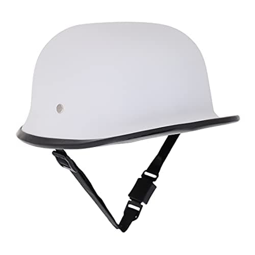 Sage Square German Multi-Purpose Half Helmet (White Matte) (Non-Motorized)