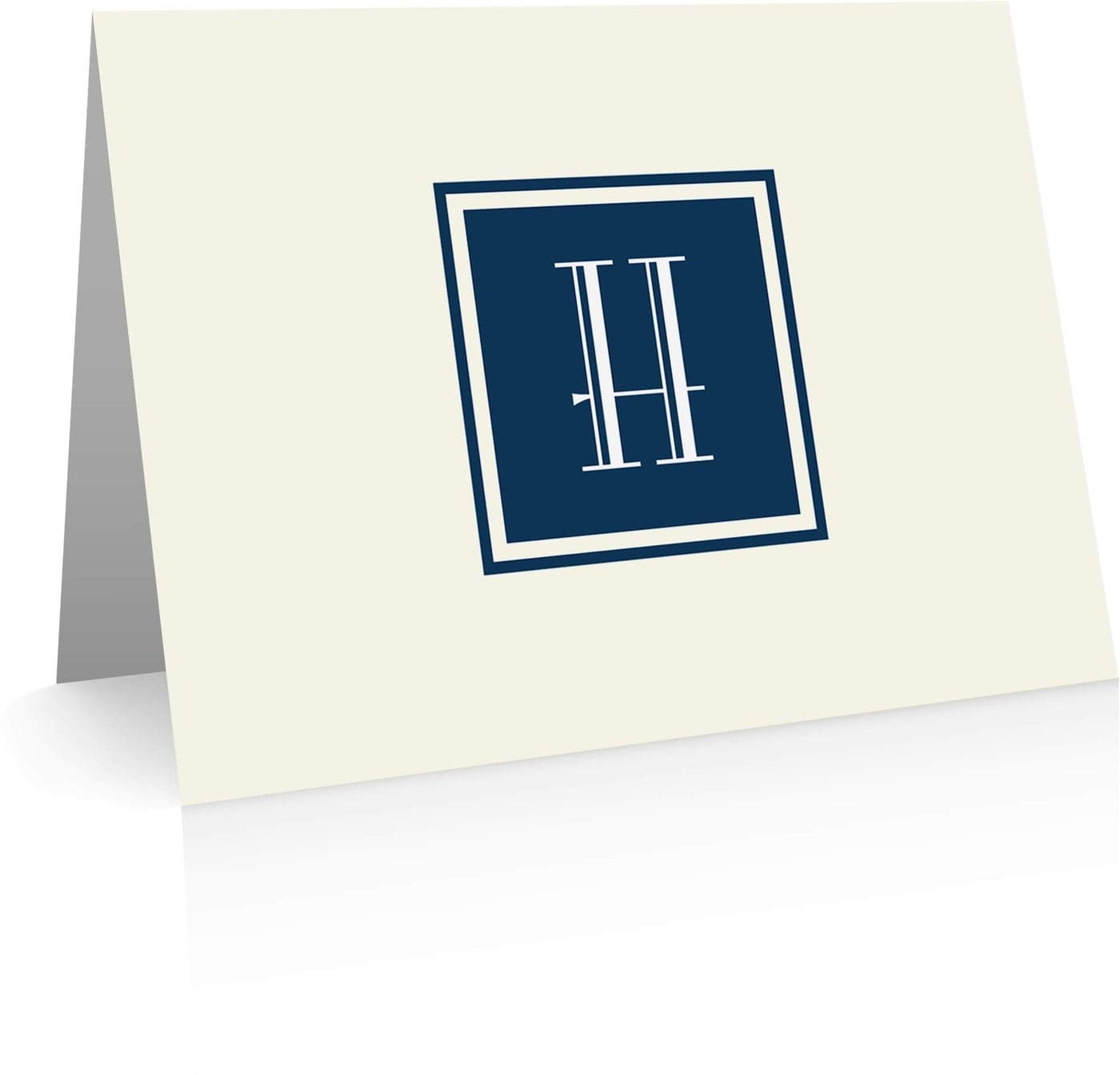 Monogram Stationery Note Cards Monogram Thank You Cards H
