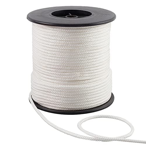 PH PandaHall 3mm 54yard White Parachute Cord Nylon Rope Cord Blinds String Braided Lift Shade Cord for Windows Repair Gardening Plant Cord for Camping Hiking Outdoor Activities
