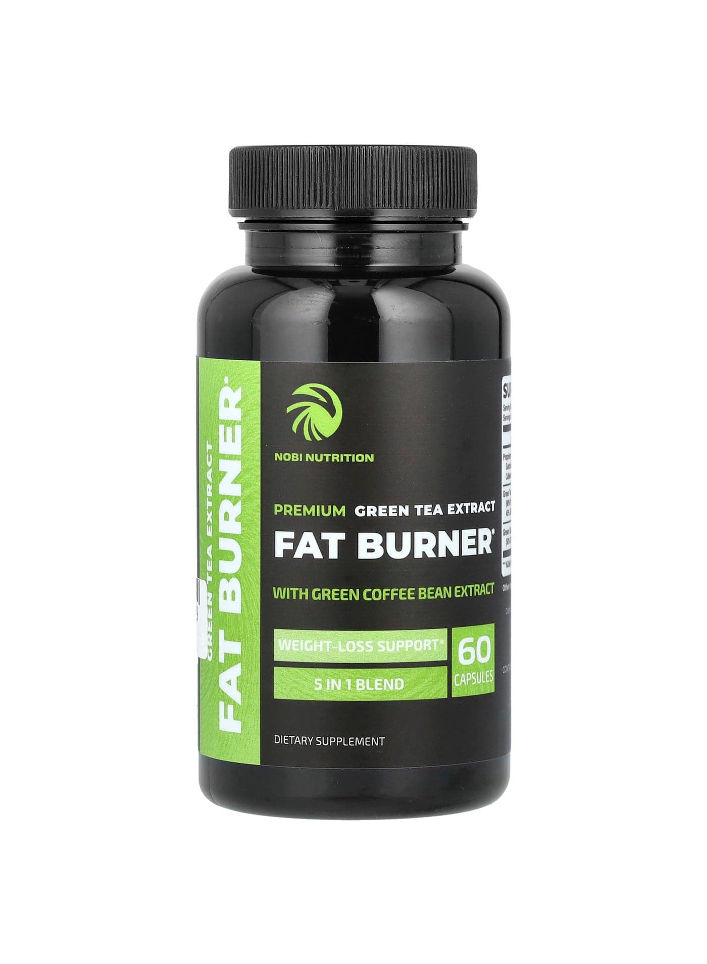 Premium Green Tea Extract Fat Burner, 60 Capsules