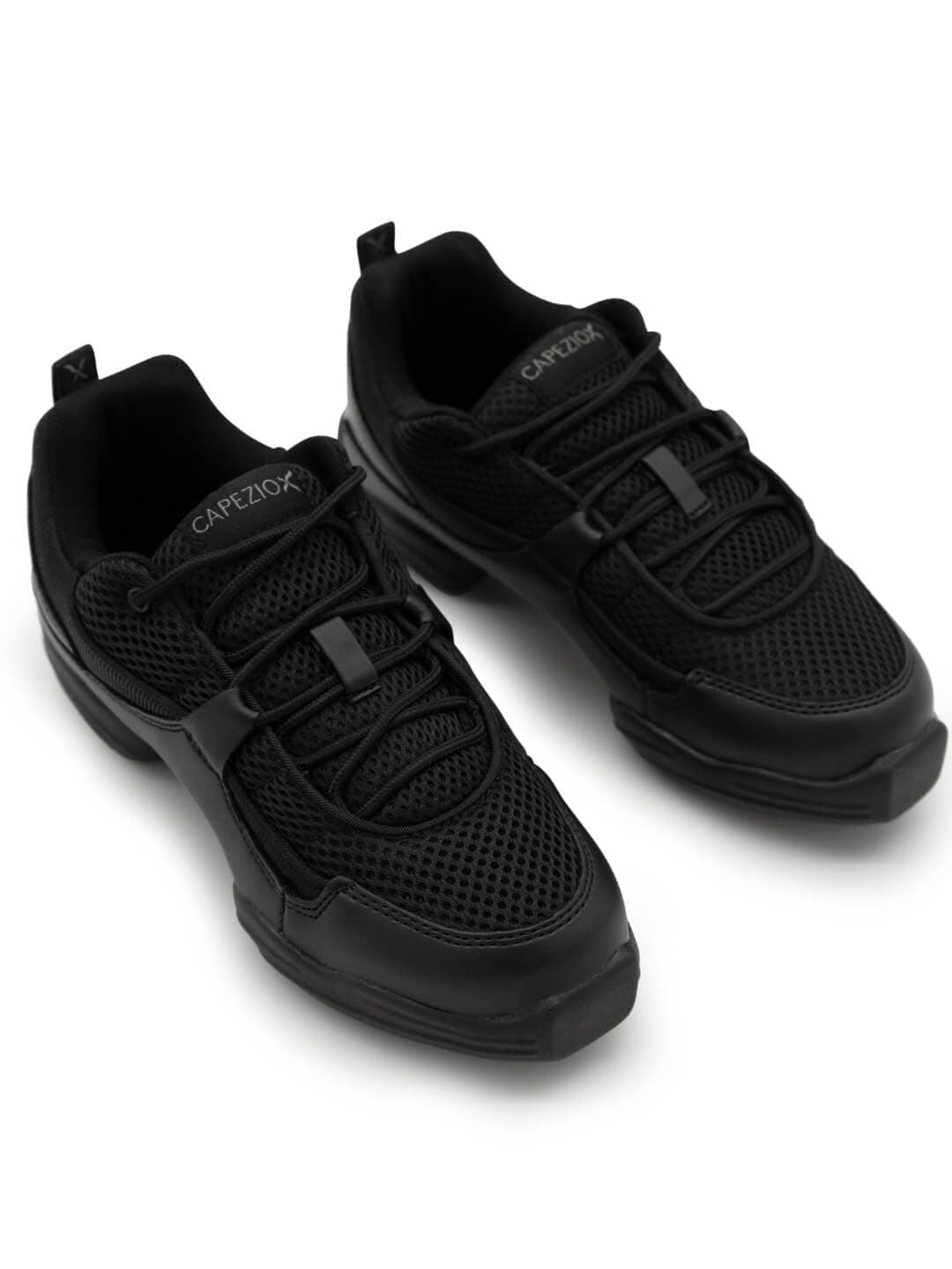 Capezio Fierce DS11C Dance Sneaker (Little Kid/Big Kid),Black,2 M US Little Kid