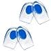 Gel Silicone Heel Pads2 Pairs Heel Cups for Achilles TendonitisShoe Wedge Inserts for Plantar FasciitisSore Heel Heel Spur and Heel Pain ReliefHeel Support for MenWomenMedium